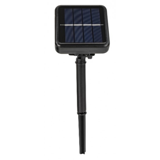 Lant cu 100 LED-uri multicolore cu incarcare solara, 10 m Lant cu 100 LED-uri multicolore cu incarcare solara, 10 m