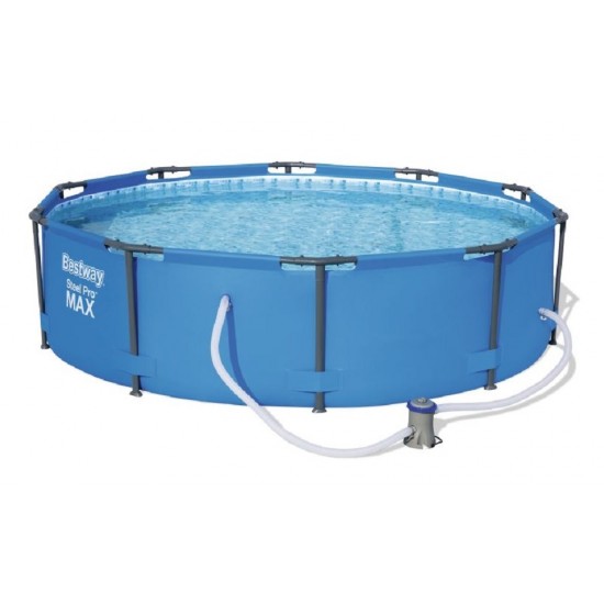 Piscina cu cadru otel PRO Max 305 x 76 cm cu filtru Piscina cu cadru otel PRO Max 305 x 76 cm cu filtru