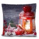 Fata de perna decorativa LED felinar rosu Fata de perna decorativa LED felinar rosu