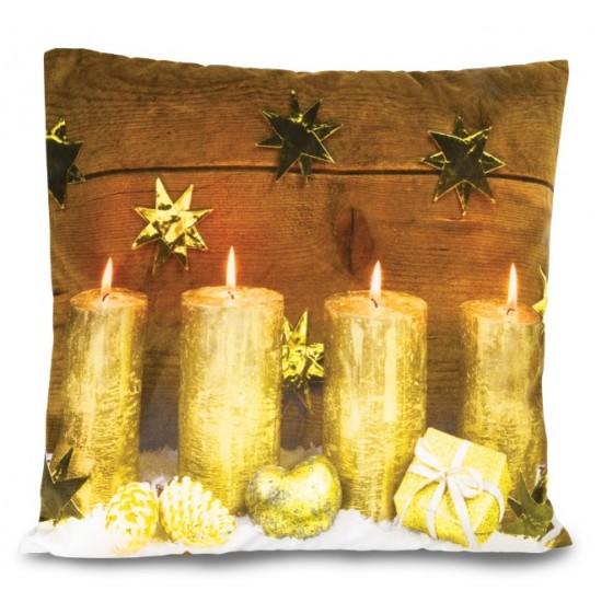 Fata de perna decorativa LED lumanari Fata de perna decorativa LED lumanari