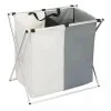 Cos textil pliabil cu 2 compartimente 113 l, 61 x 60 x 39 cm
