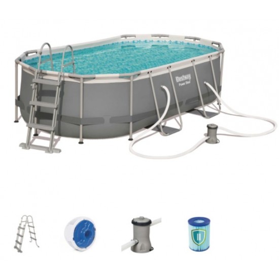 Piscina cu cadru Power Steel 427 x 250 x 100 cm cu accesorii Piscina cu cadru Power Steel 427 x 250 x 100 cm cu accesorii