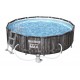 Piscina cu cadru Steel Pro Max Wood 366 x 100 cm cu accesorii Piscina cu cadru Steel Pro Max Wood 366 x 100 cm cu accesorii