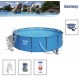 Piscina cu cadru otel Steeal PRO MAX 366 x 100 cm cu accesorii Piscina cu cadru otel Steeal PRO MAX 366 x 100 cm cu accesorii
