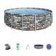 Piscina cu cadru Power Steel Stone 549 x 132 cm cu accesorii Piscina cu cadru Power Steel Stone 549 x 132 cm cu accesorii