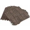 Covor de spuma izolatoare sub piscina  WOOD 12buc/set 50x50 cm