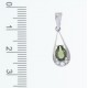 Set pandantiv si cercei din argint cu moldavite si zirconiu Set pandantiv si cercei din argint cu moldavite si zirconiu