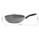 Tigaie GRANIT Wok 30 cm cu maner detasabil Tigaie GRANIT Wok 30 cm cu maner detasabil